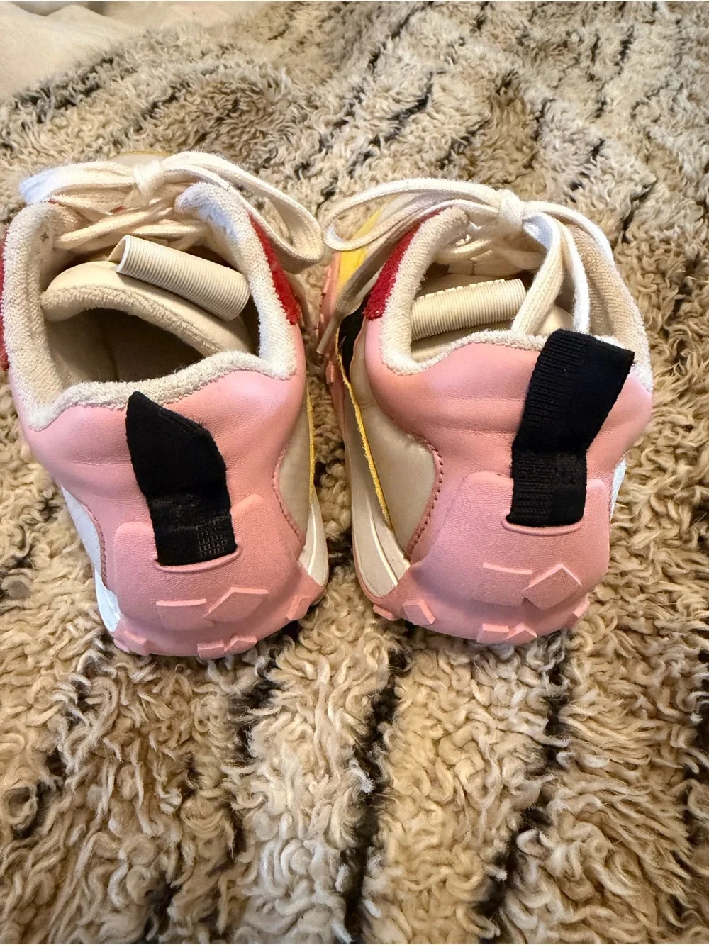 kate spade Kids Pink, Red & Yellow Colorblock Sneakers
